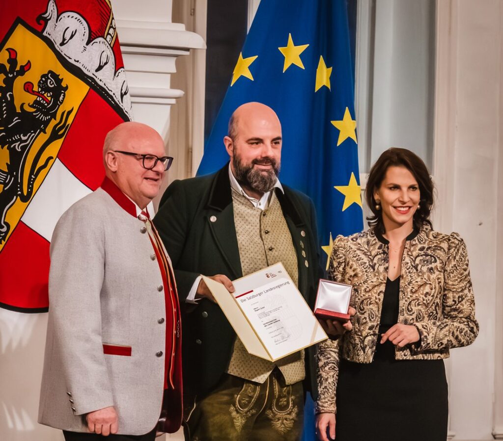 Rupert Gratz erhält 2025 die Verdienstmedaille des Landes Salzburg